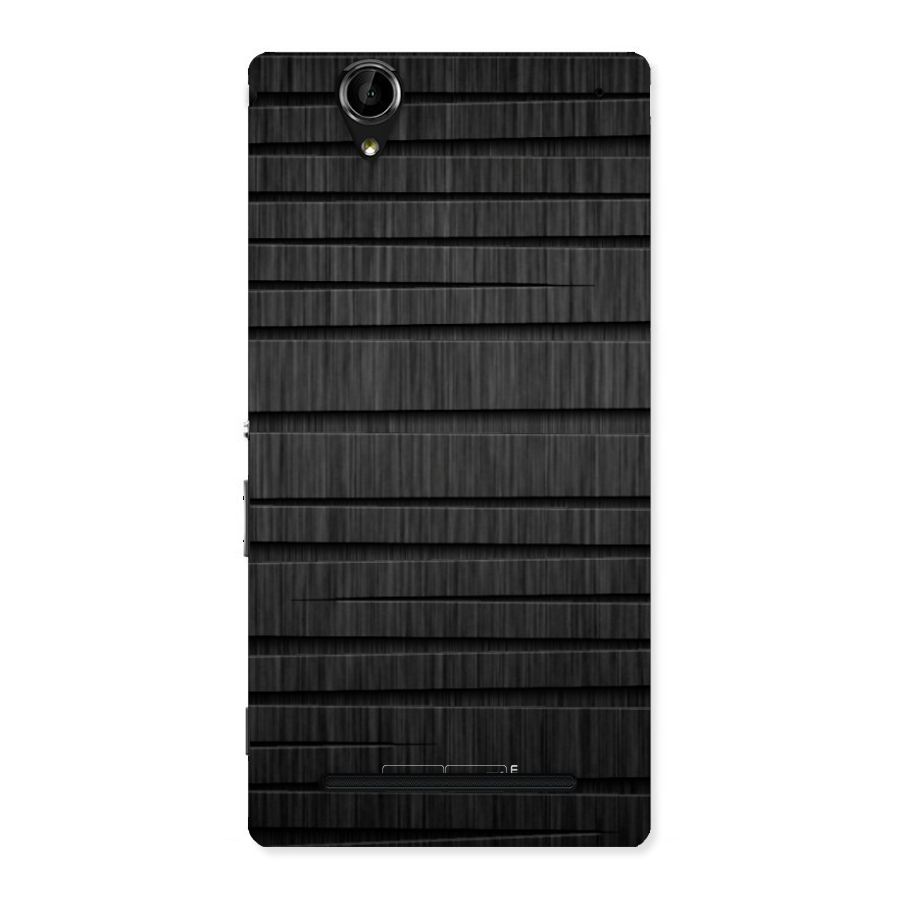 Black Abstract Back Case for Sony Xperia T2