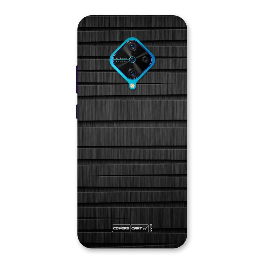 Black Abstract Back Case for Vivo S1 Pro