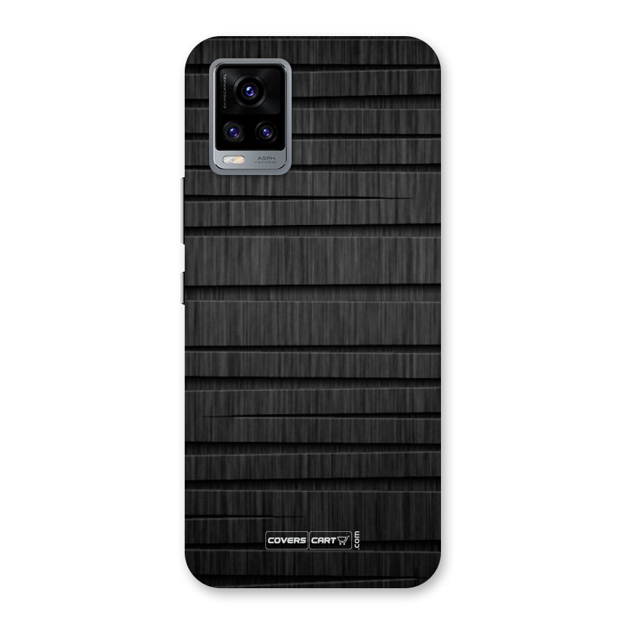 Black Abstract Back Case for Vivo V20