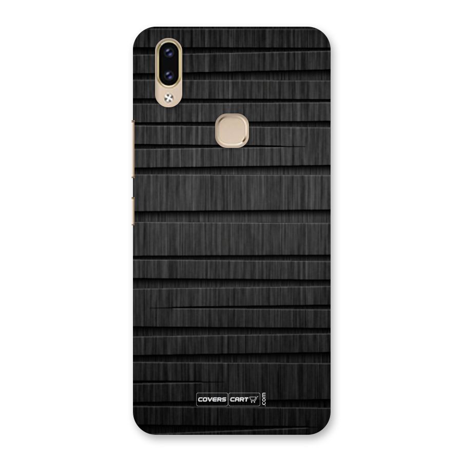 Black Abstract Back Case for Vivo V9 Youth