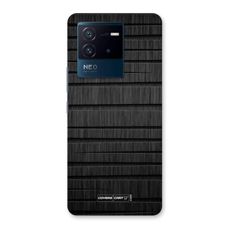 Black Abstract Back Case for Vivo iQOO Neo 6 5G
