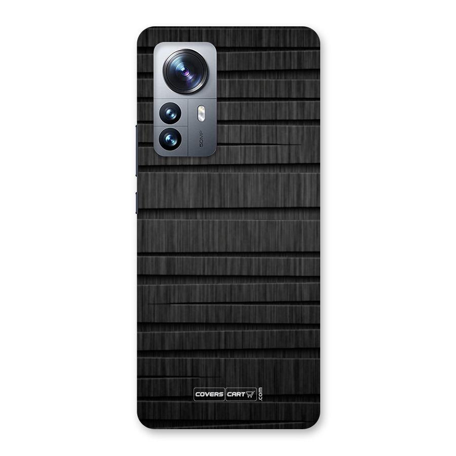 Black Abstract Back Case for Xiaomi 12 Pro