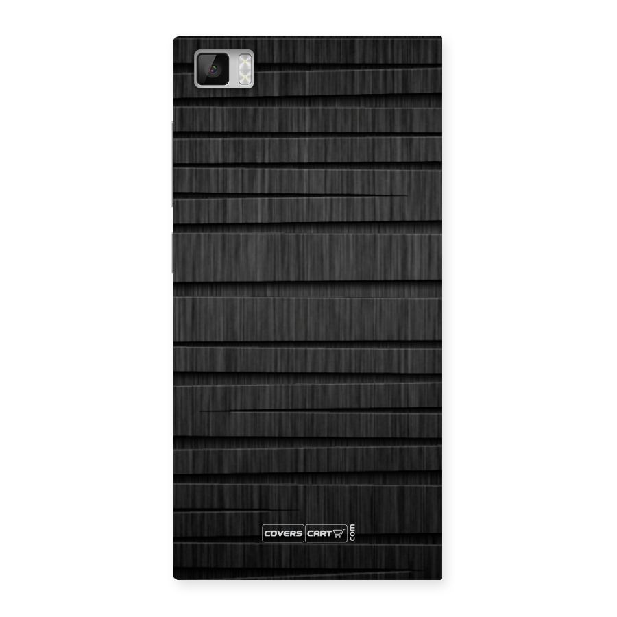 Black Abstract Back Case for Xiaomi Mi3