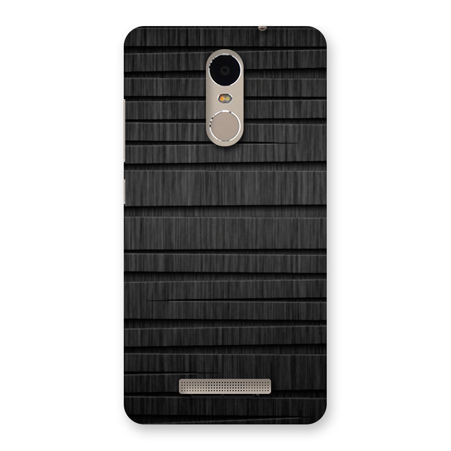 Black Abstract Back Case for Xiaomi Redmi Note 3