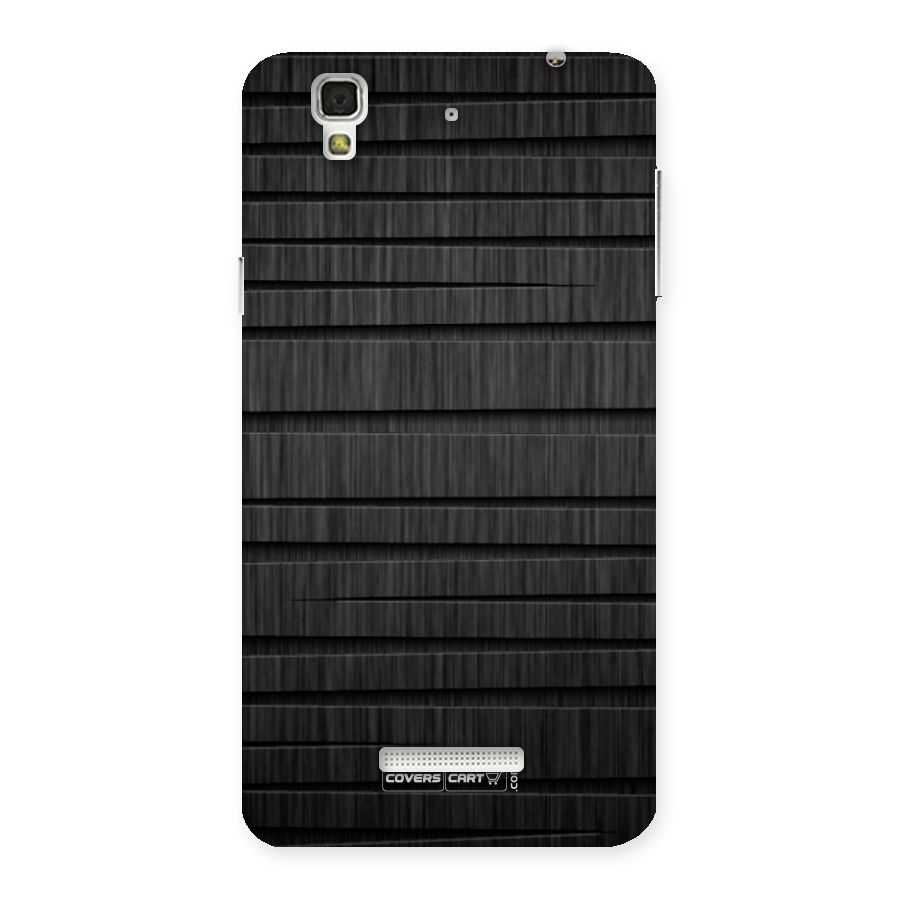 Black Abstract Back Case for Yu Yureka
