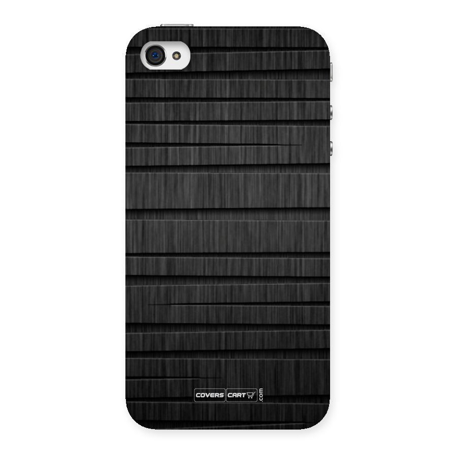 Black Abstract Back Case for iPhone 4 4s