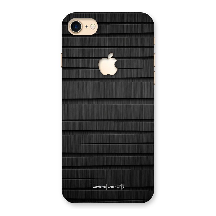 Black Abstract Back Case for iPhone 7 Apple Cut