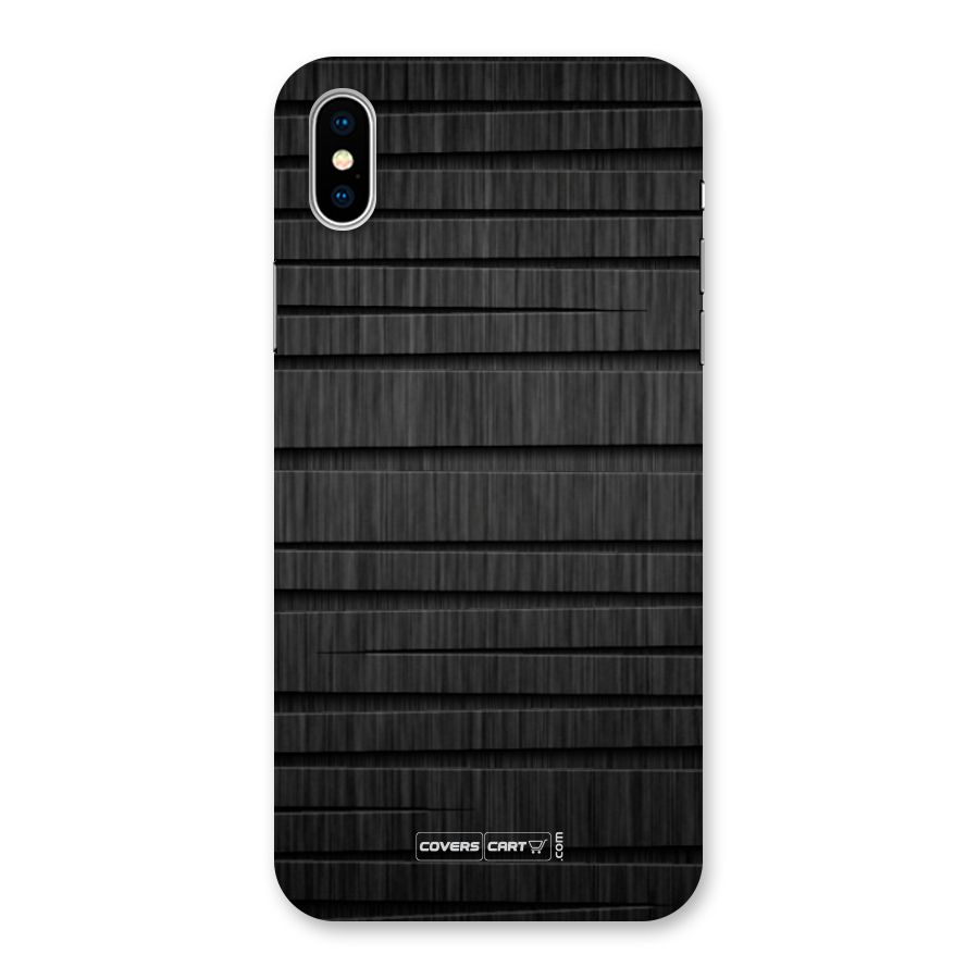 Black Abstract Back Case for iPhone XS