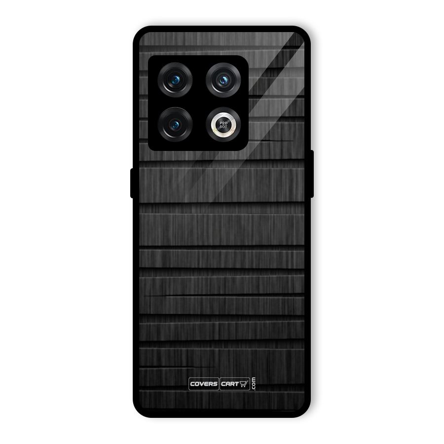 Black Abstract Glass Back Case for OnePlus 10 Pro 5G