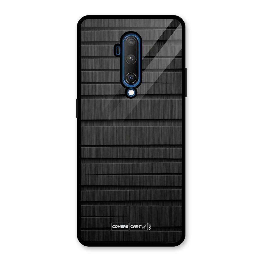 Black Abstract Glass Back Case for OnePlus 7T Pro
