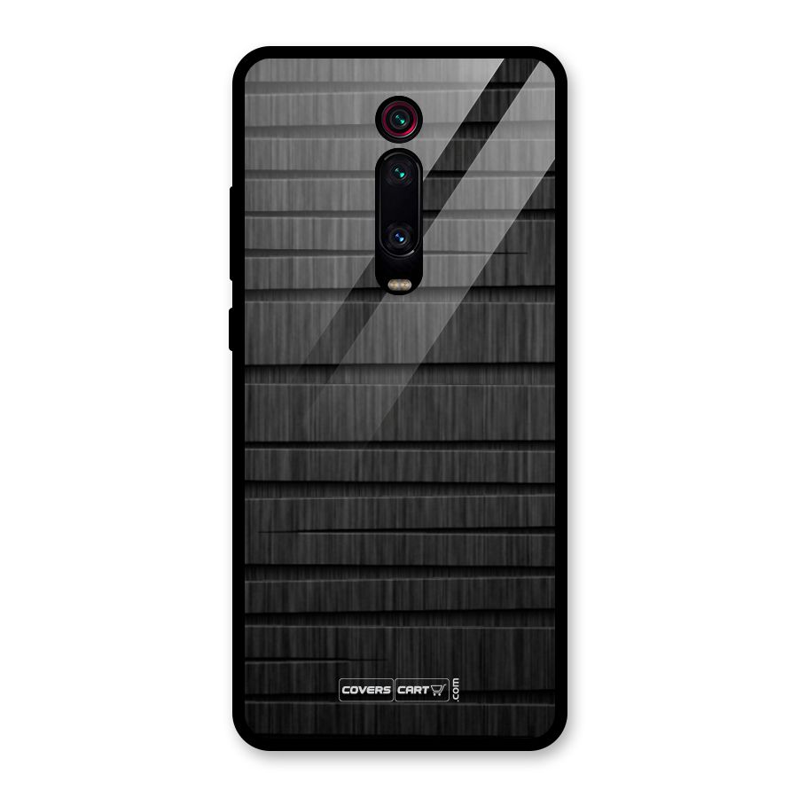 Black Abstract Glass Back Case for Redmi K20