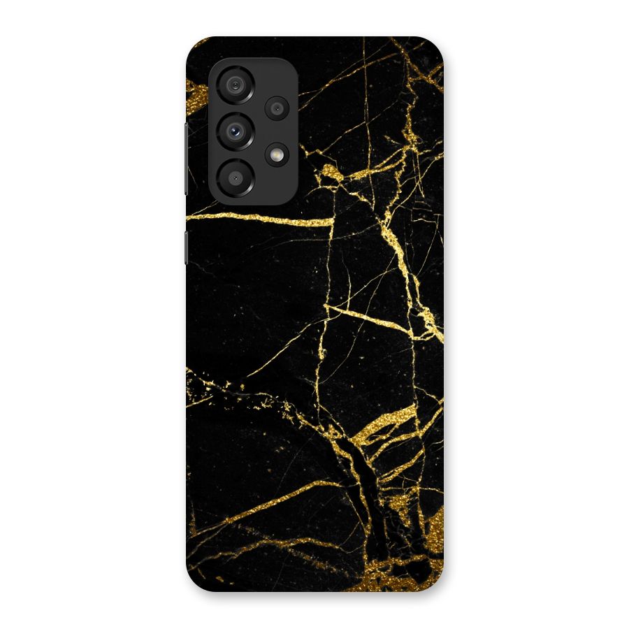 Black And Gold Design Back Case for Galaxy A33 5G
