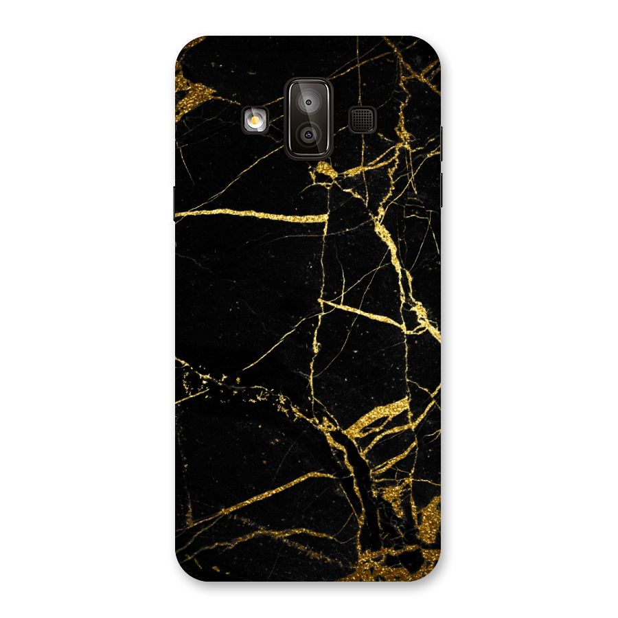 Black And Gold Design Back Case for Galaxy J7 Duo