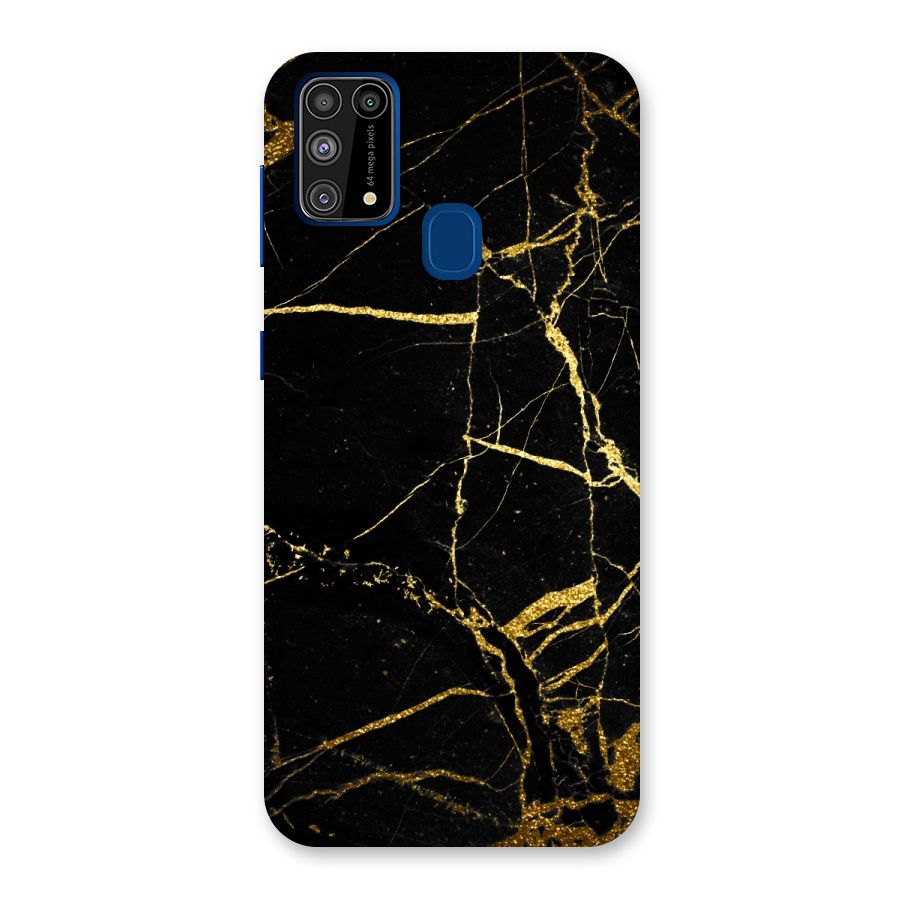 Black And Gold Design Back Case for Galaxy M31