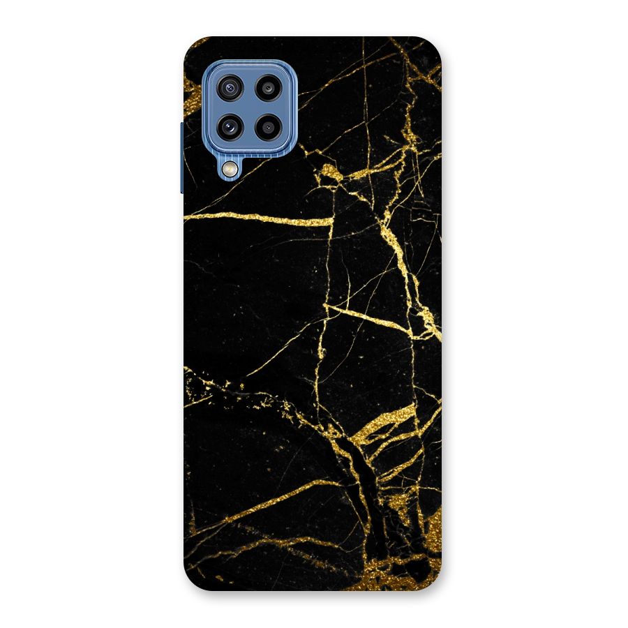 Black And Gold Design Back Case for Galaxy M32