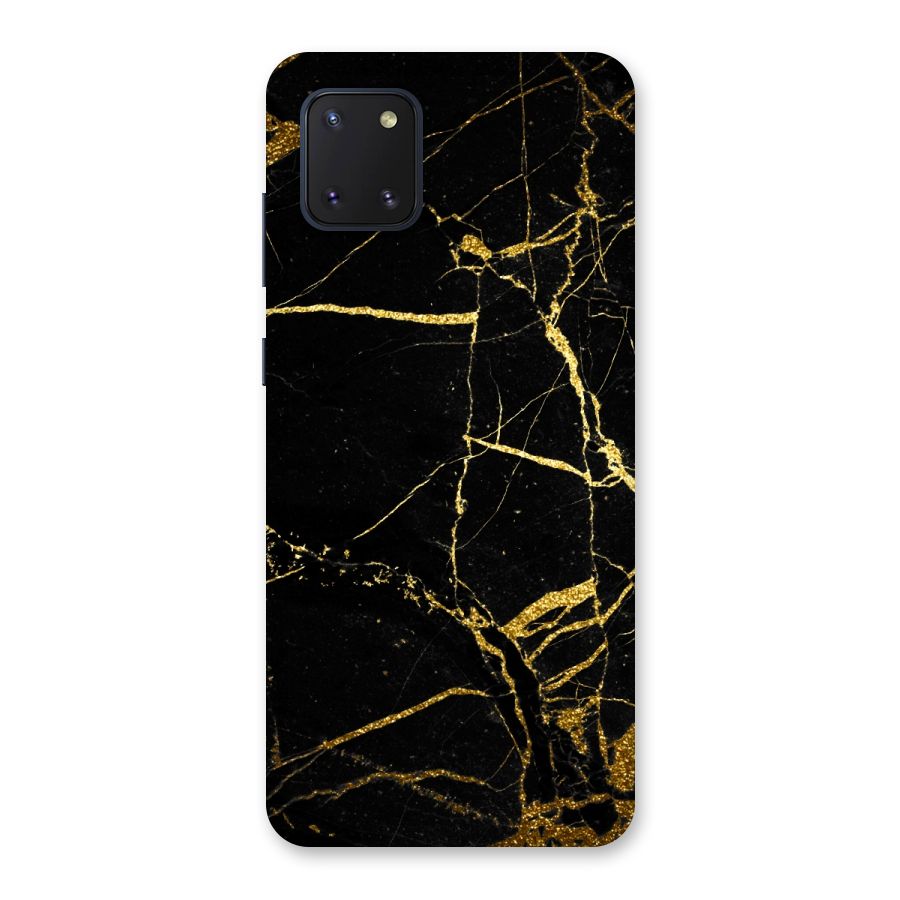 Black And Gold Design Back Case for Galaxy Note 10 Lite
