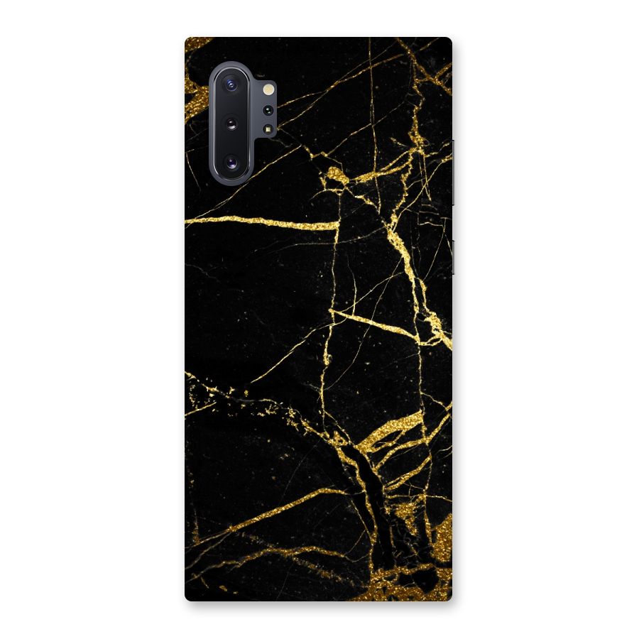 Black And Gold Design Back Case for Galaxy Note 10 Plus