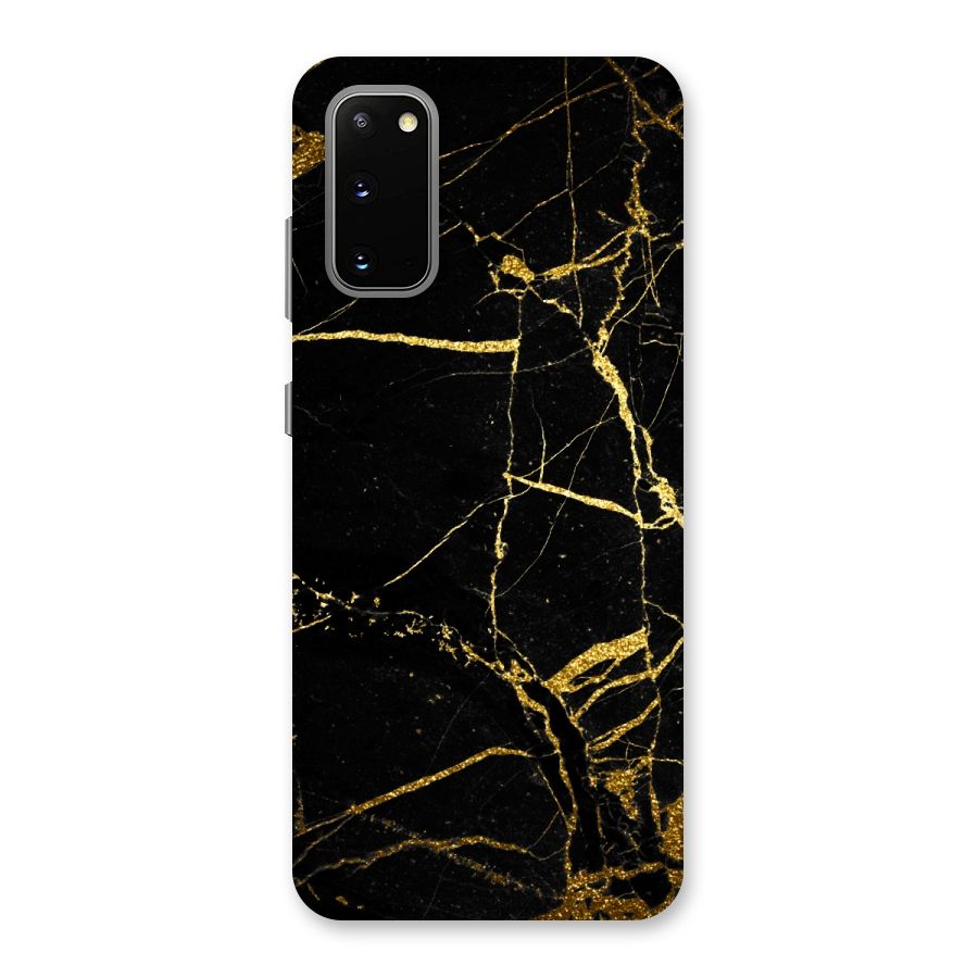Black And Gold Design Back Case for Galaxy S20