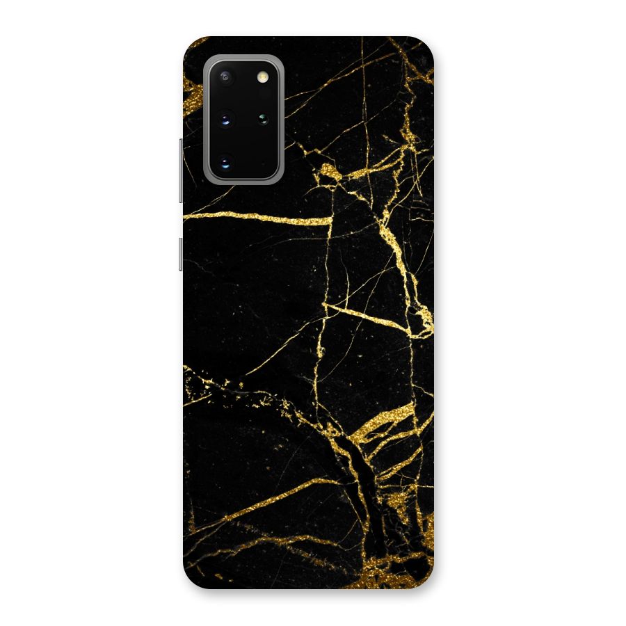 Black And Gold Design Back Case for Galaxy S20 Plus
