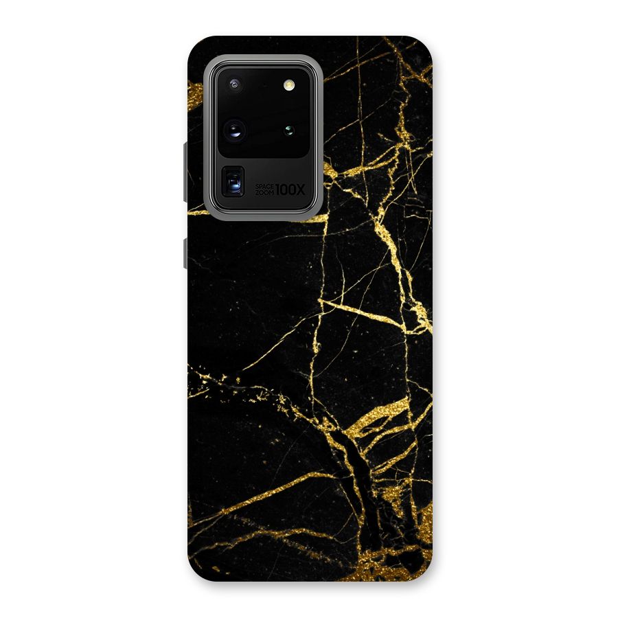 Black And Gold Design Back Case for Galaxy S20 Ultra