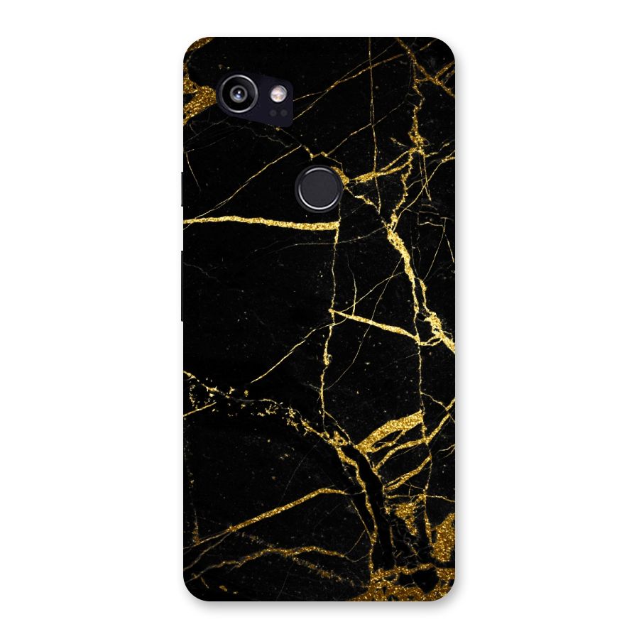 Black And Gold Design Back Case for Google Pixel 2 XL