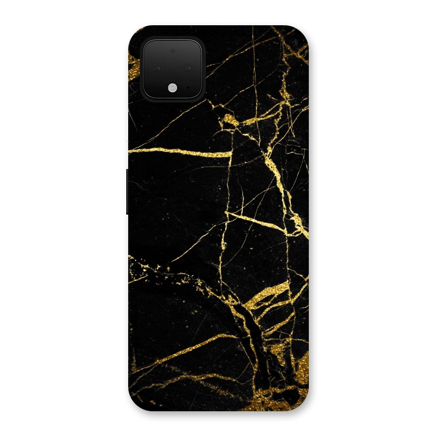 Black And Gold Design Back Case for Google Pixel 4 XL