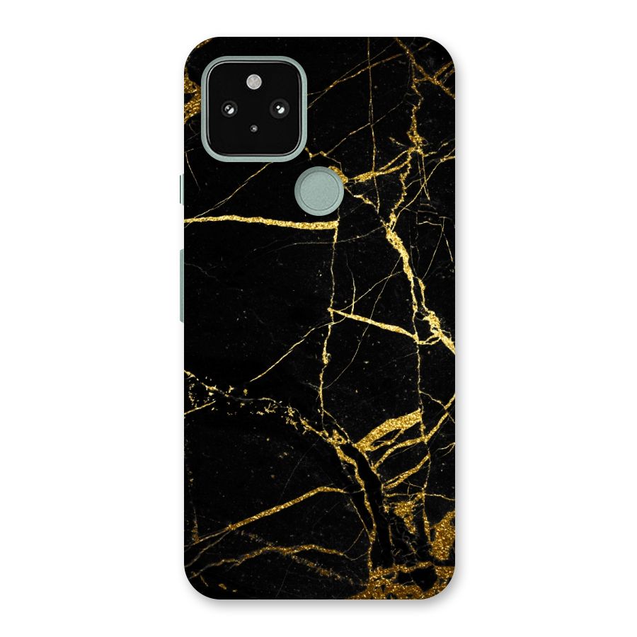 Black And Gold Design Back Case for Google Pixel 5