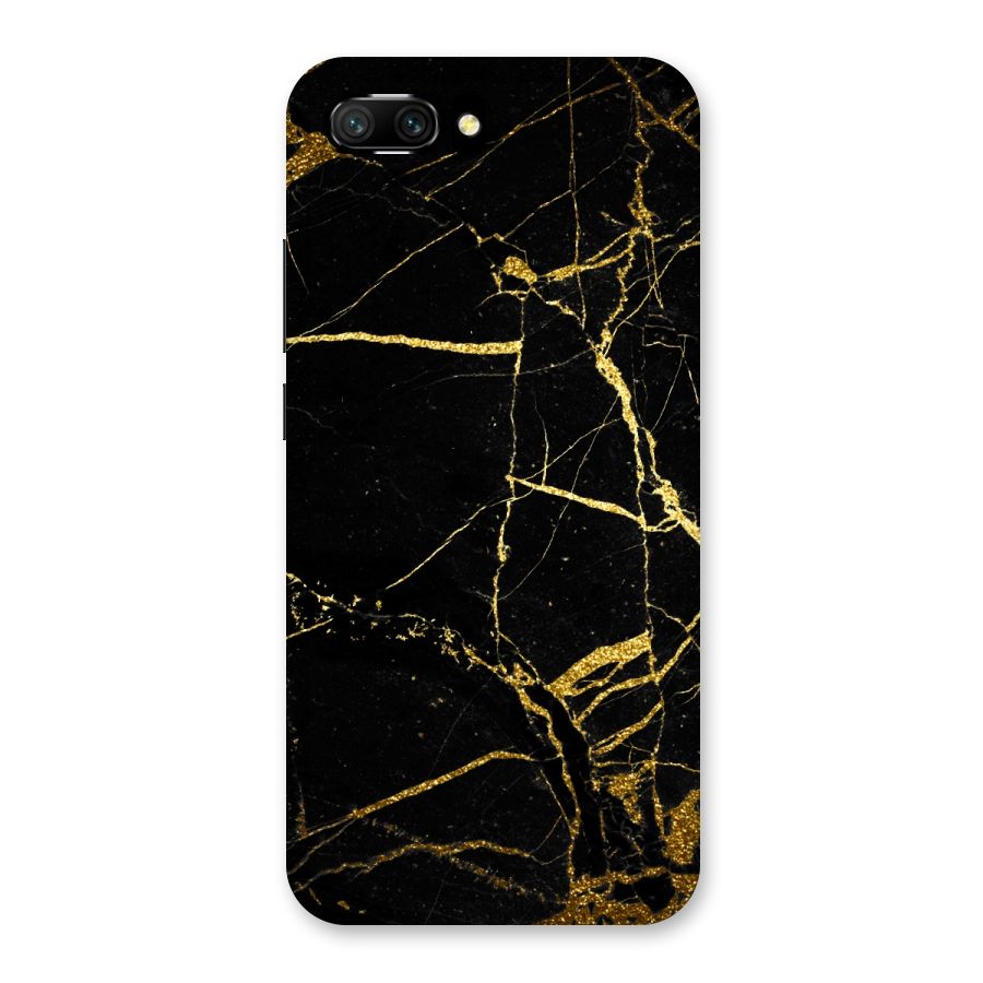 Black And Gold Design Back Case for Honor 10