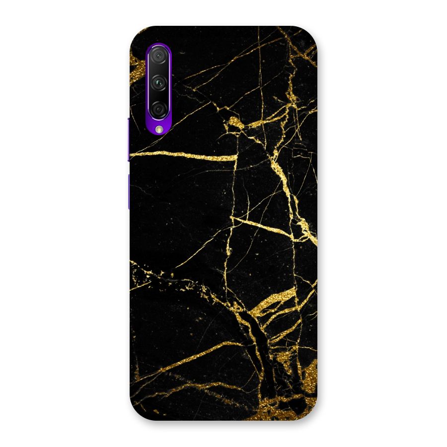 Black And Gold Design Back Case for Honor 9X Pro