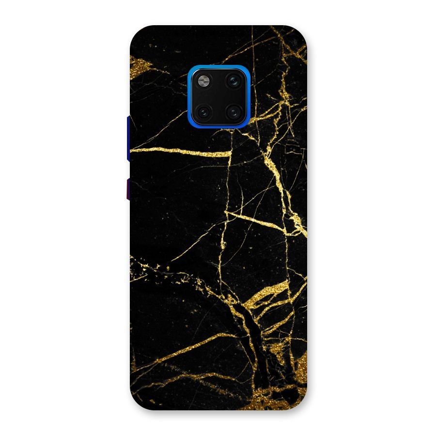 Black And Gold Design Back Case for Huawei Mate 20 Pro