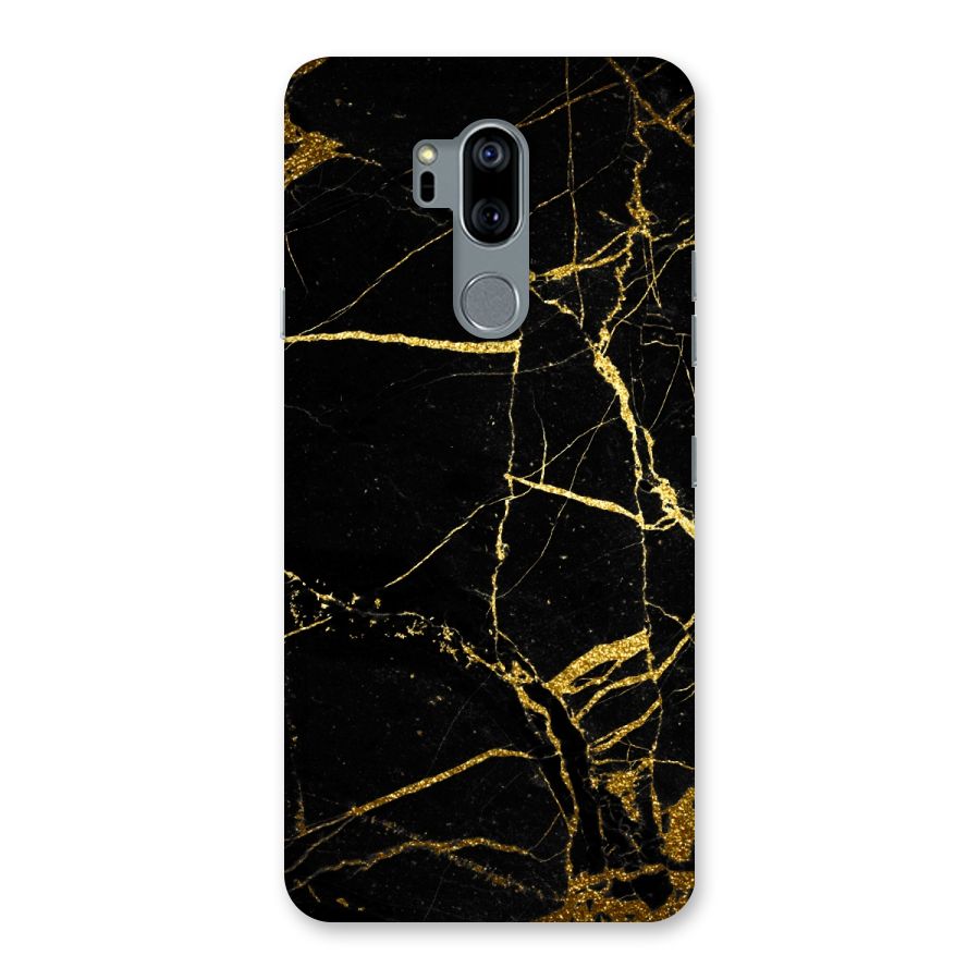 Black And Gold Design Back Case for LG G7