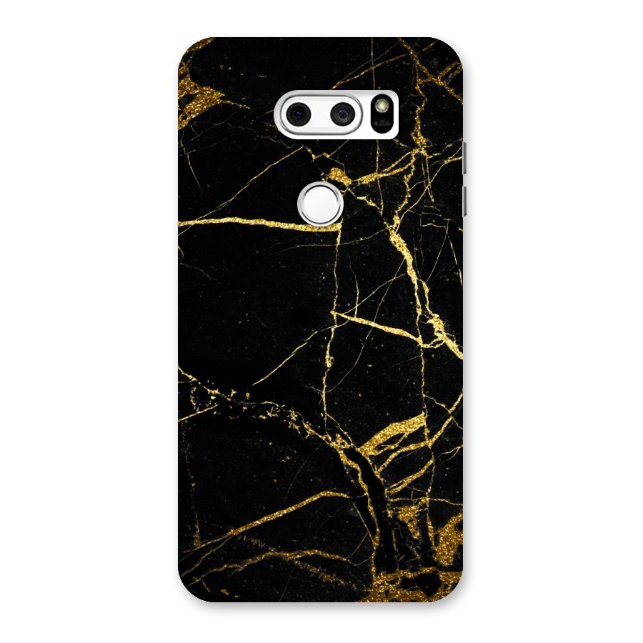 Black And Gold Design Back Case for LG V30