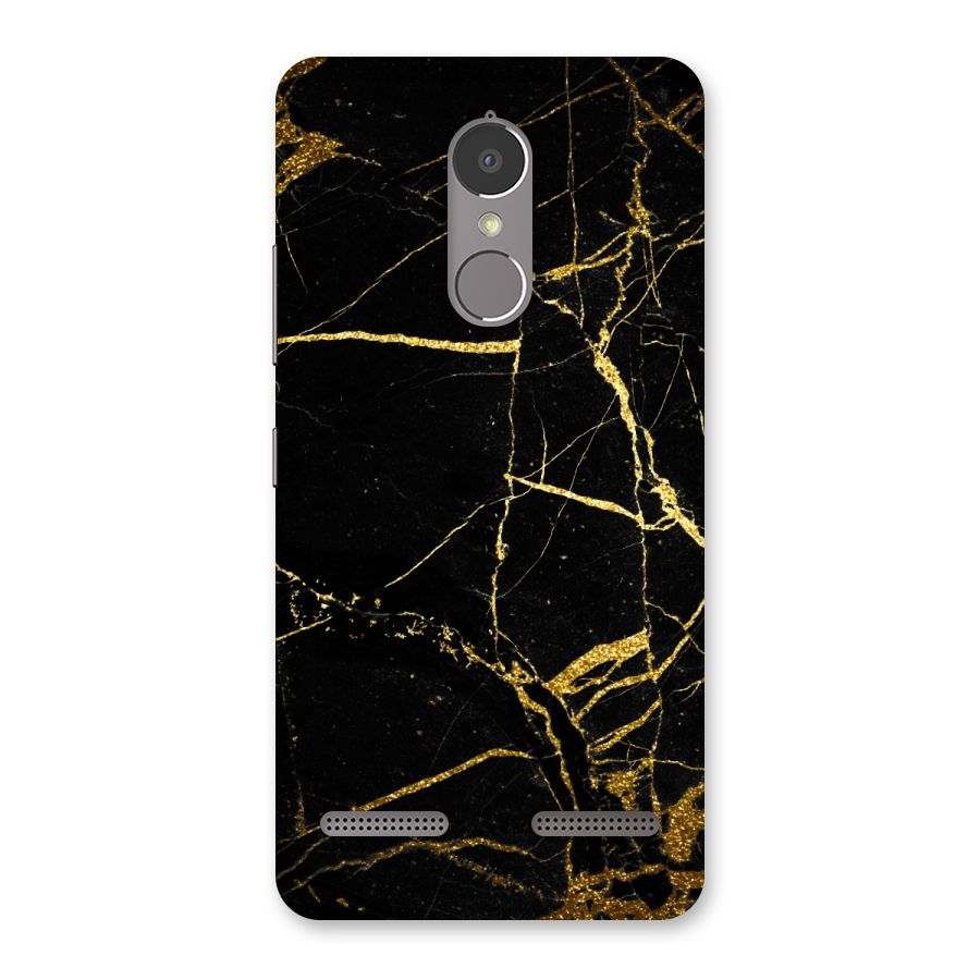 Black And Gold Design Back Case for Lenovo K6 Power
