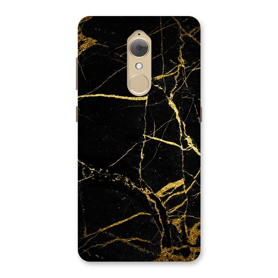 Black And Gold Design Back Case for Lenovo K8