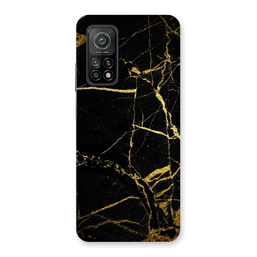 Black And Gold Design Back Case for Mi 10T Pro 5G