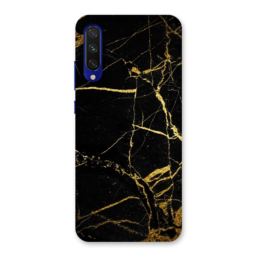 Black And Gold Design Back Case for Mi A3