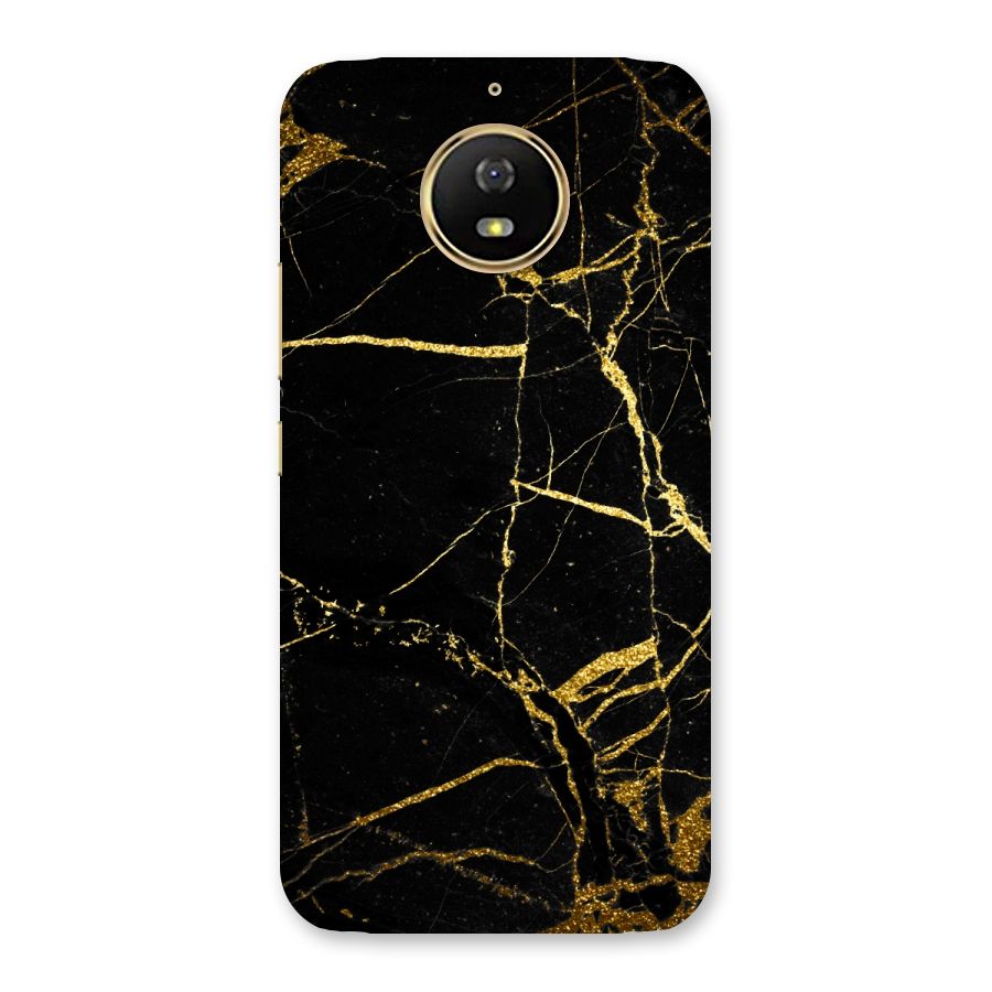 Black And Gold Design Back Case for Moto G5s