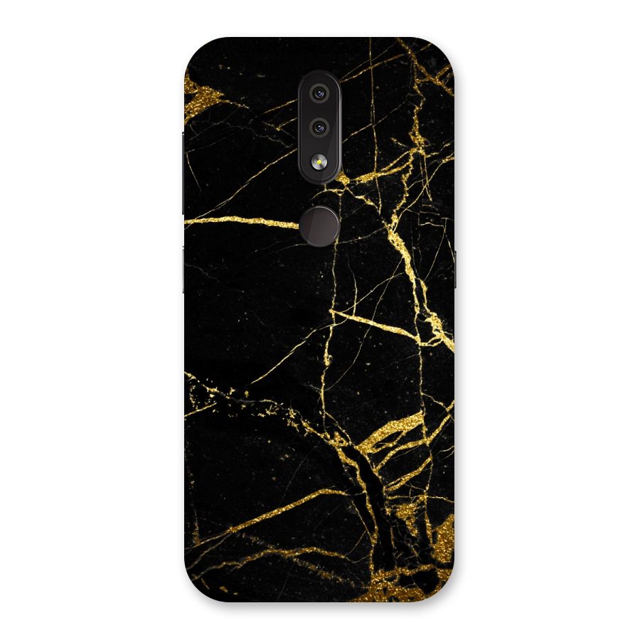 Black And Gold Design Back Case for Nokia 4.2