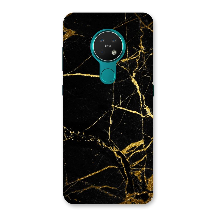 Black And Gold Design Back Case for Nokia 7.2