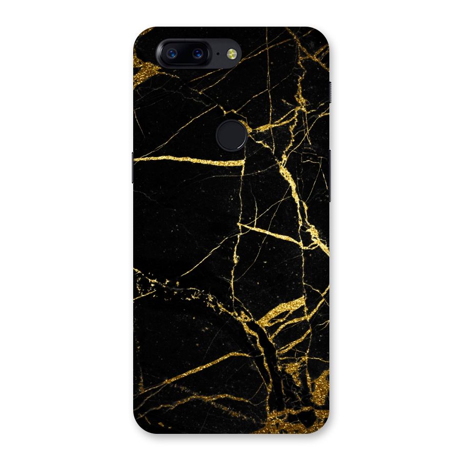 Black And Gold Design Back Case for OnePlus 5T
