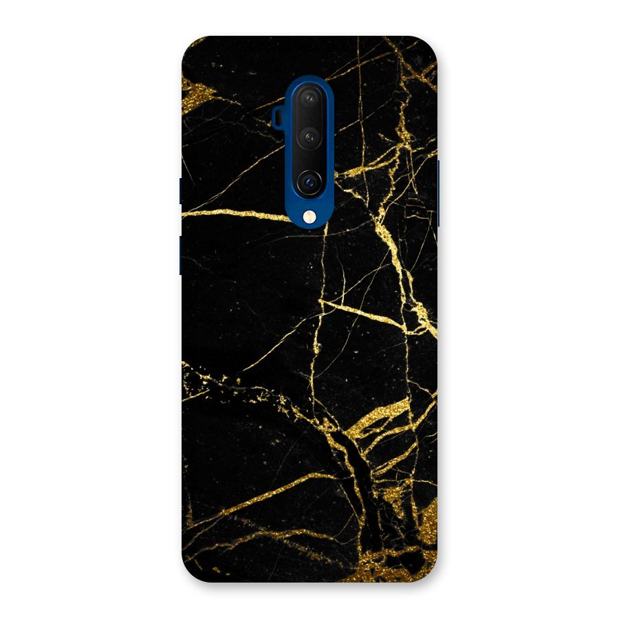 Black And Gold Design Back Case for OnePlus 7T Pro