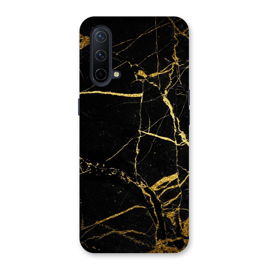 Black And Gold Design Back Case for OnePlus Nord CE 5G