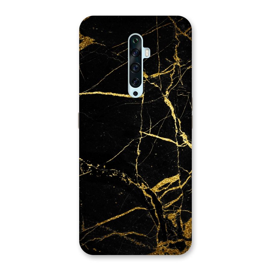 Black And Gold Design Back Case for Oppo Reno2 Z