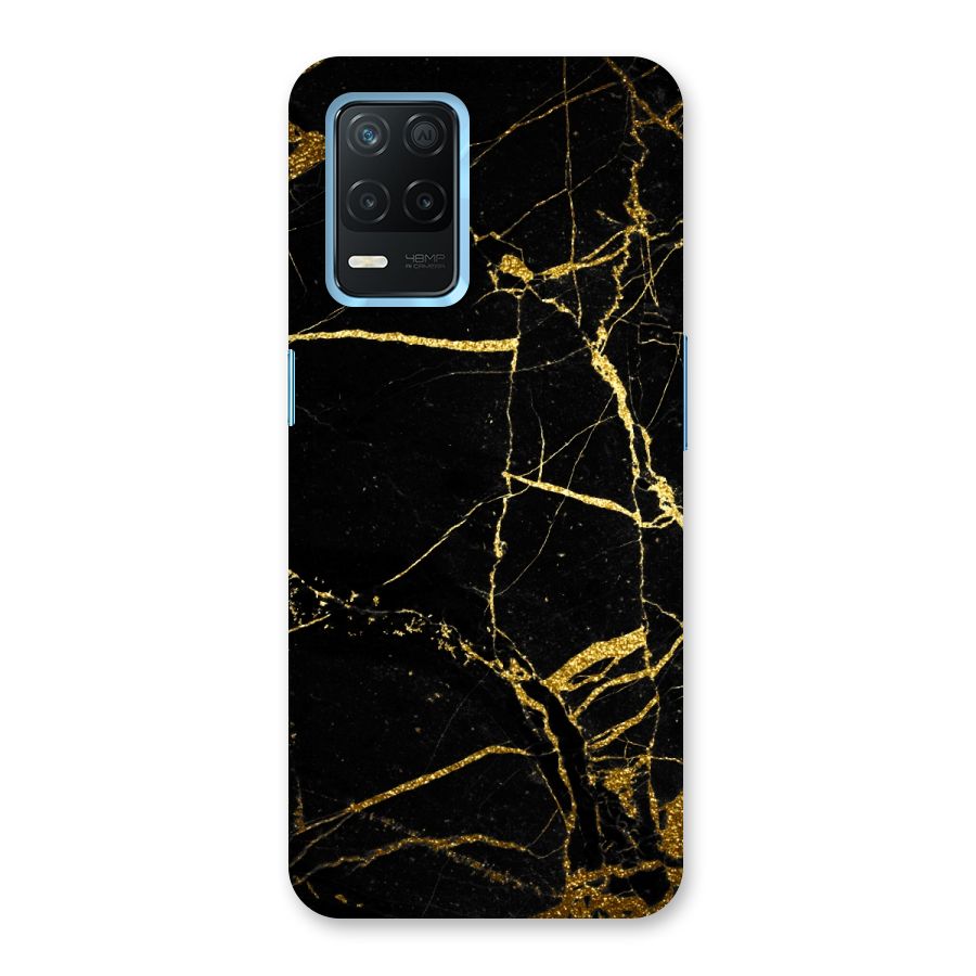 Black And Gold Design Back Case for Realme 8 5G