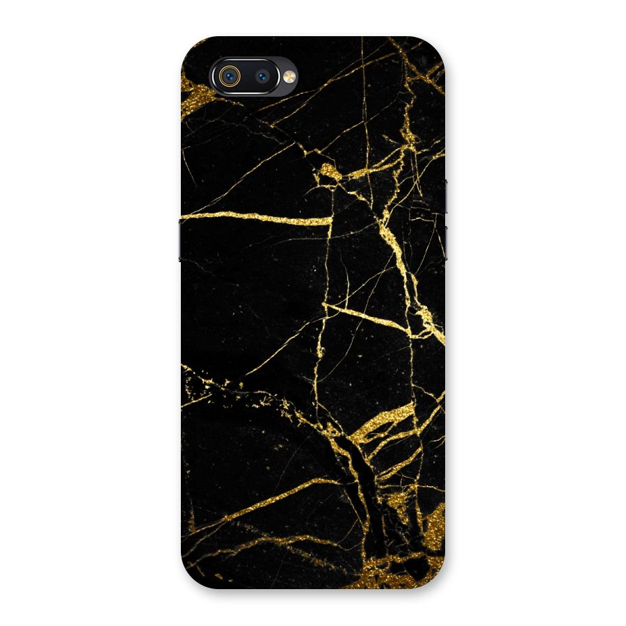 Black And Gold Design Back Case for Realme C2