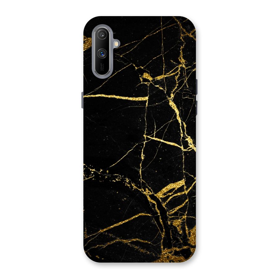 Black And Gold Design Back Case for Realme C3