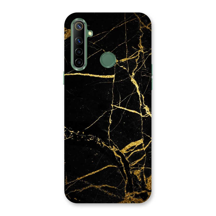 Black And Gold Design Back Case for Realme Narzo 10