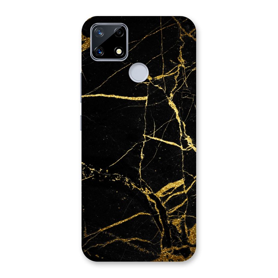 Black And Gold Design Back Case for Realme Narzo 20
