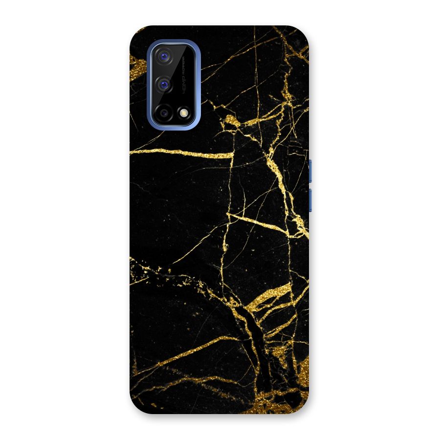 Black And Gold Design Back Case for Realme Narzo 30 Pro