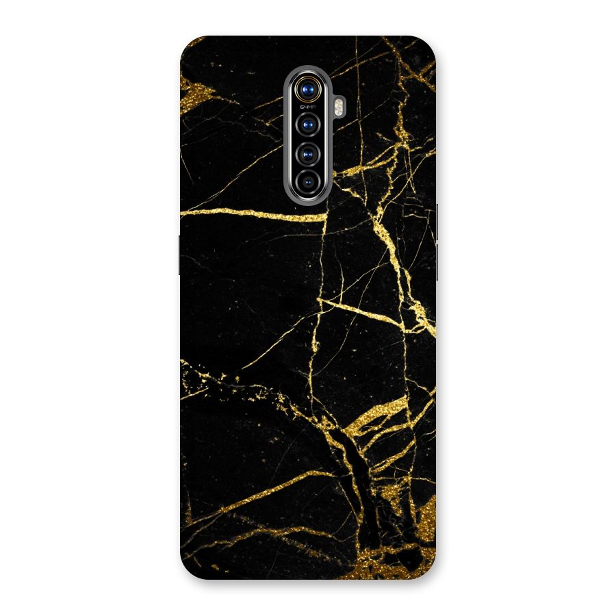 Black And Gold Design Back Case for Realme X2 Pro